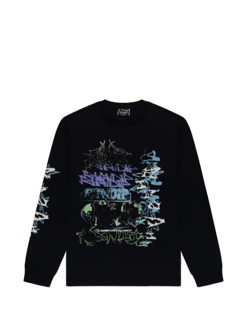 Ripndip World Wide Madness graphic-print long-sleeve T-shirt