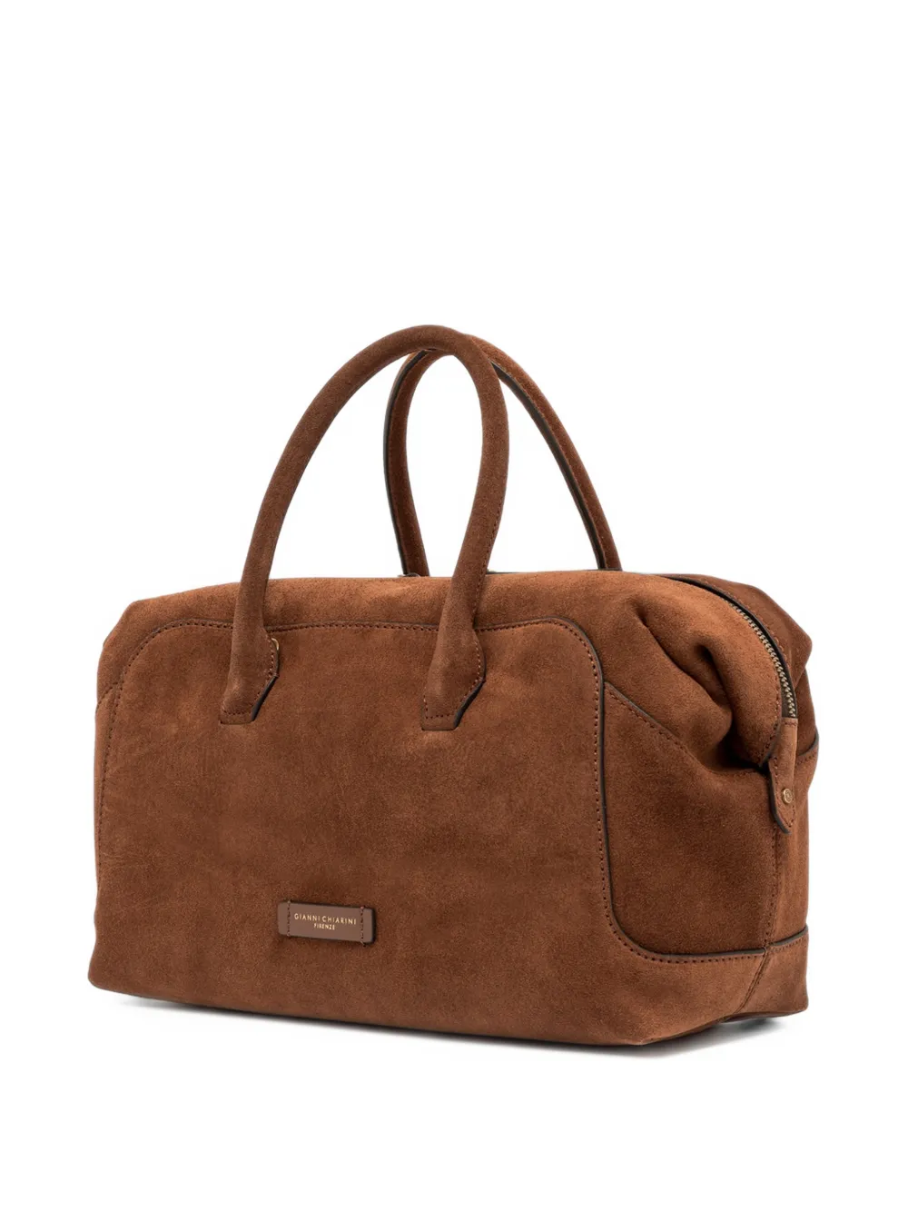 GIANNI CHIARINI large Gemma top-handle clutch bag Bruin