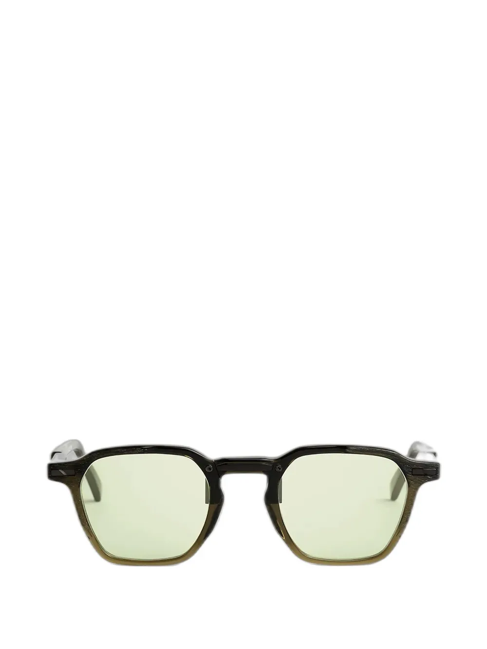 Movitra Alias C3 geometric-frame sunglasses - Grün