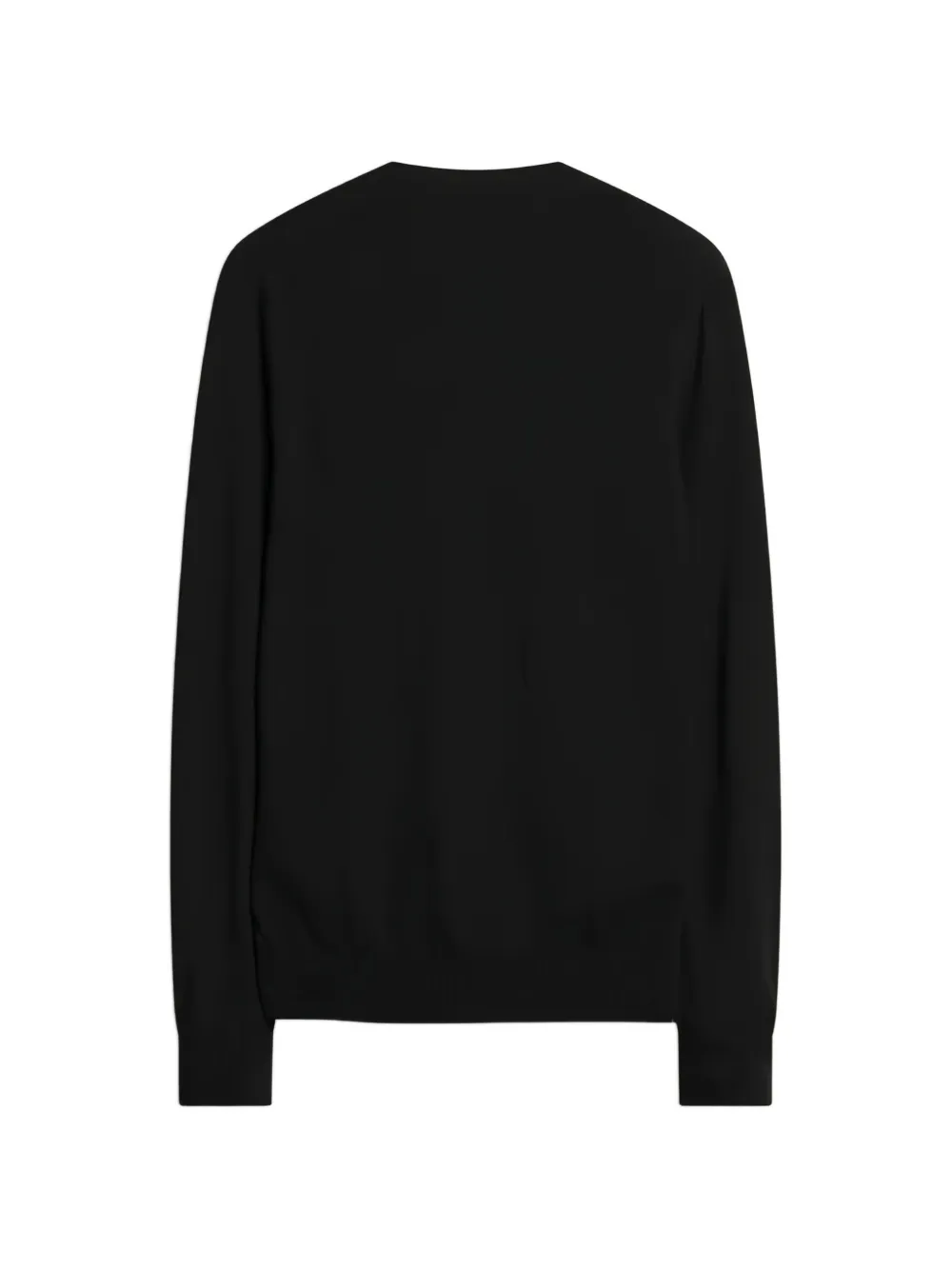 Comme Des Garçons Play logo-patch V-neck cardigan Zwart