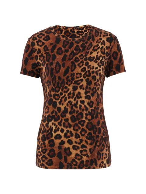 L'Agence Ressi leopard-print T-shirt