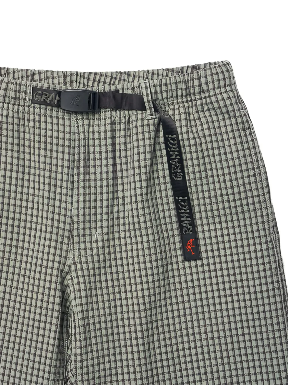 Gramicci Dobby Plaid straight-leg trousers Wit