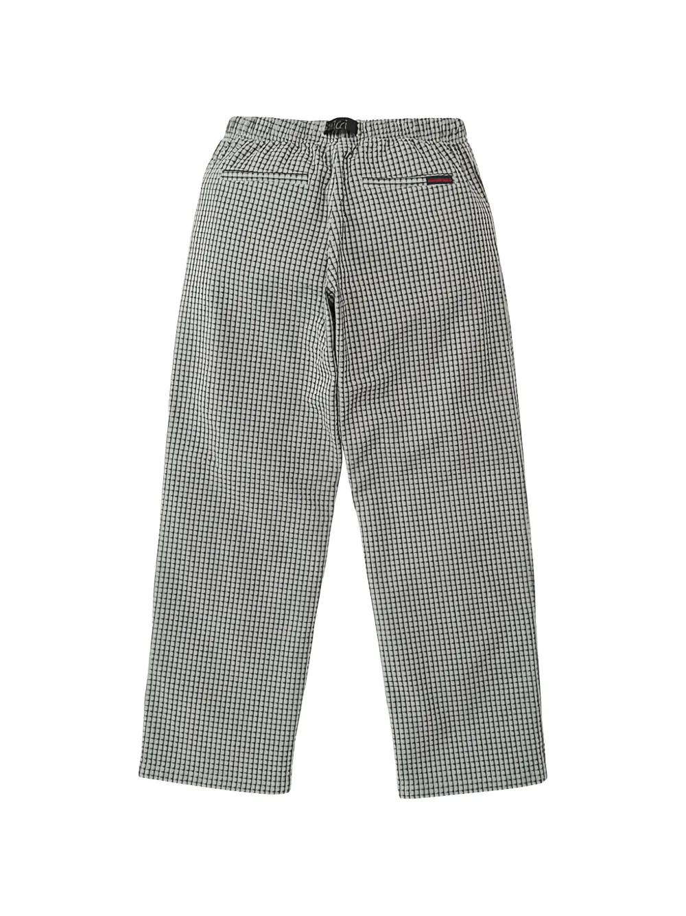 Gramicci Dobby Plaid straight-leg trousers Wit