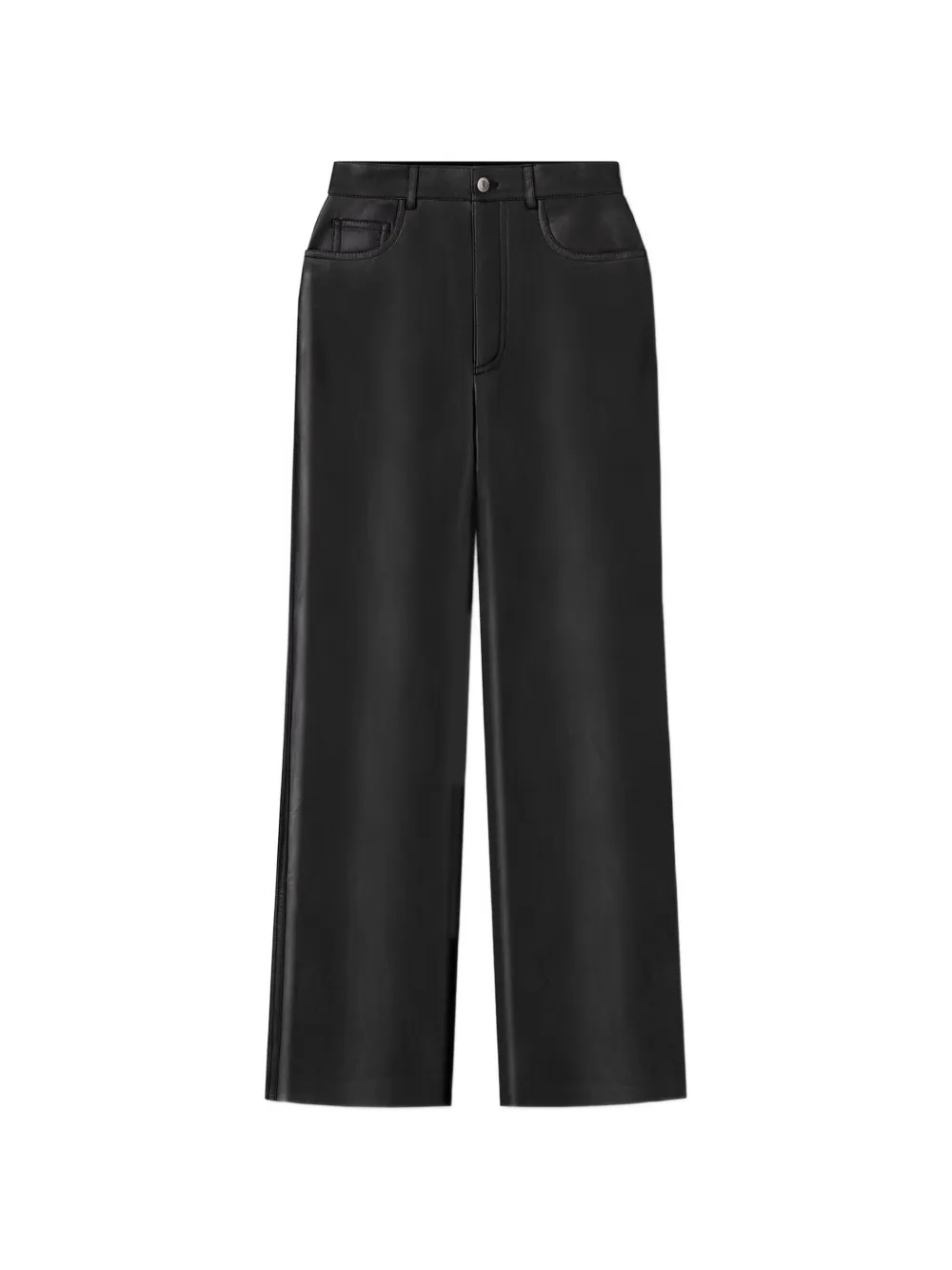 Nanushka Camma straight-leg trousers Zwart
