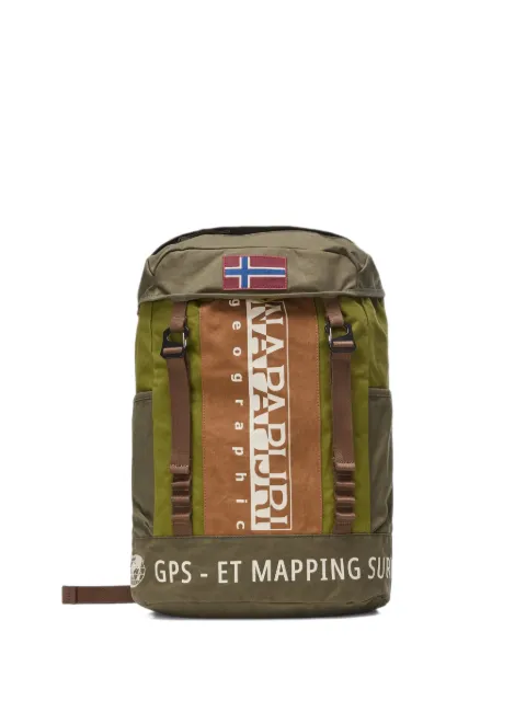Napapijri Equator logo-print panelled backpack