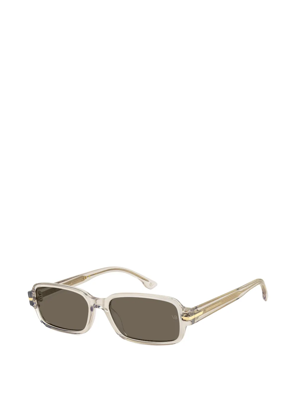 Victoria Beckham Eyewear rectangle-frame sunglasses Beige