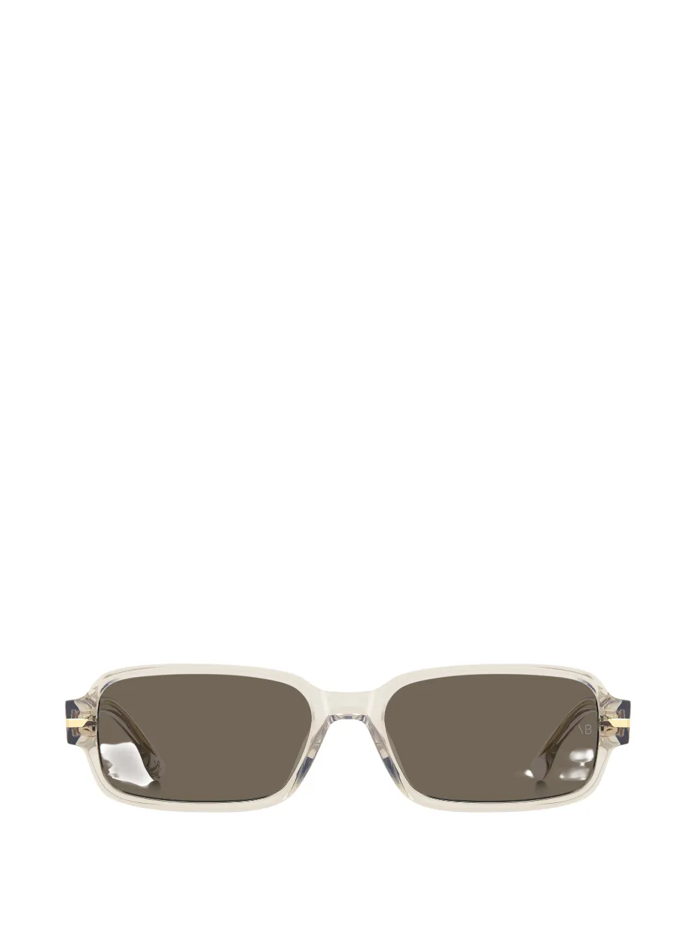 Victoria Beckham Eyewear rectangle-frame sunglasses Beige