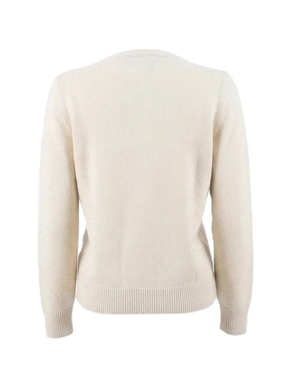 MC2 Saint Barth graphic-intarsia knit sweater Beige