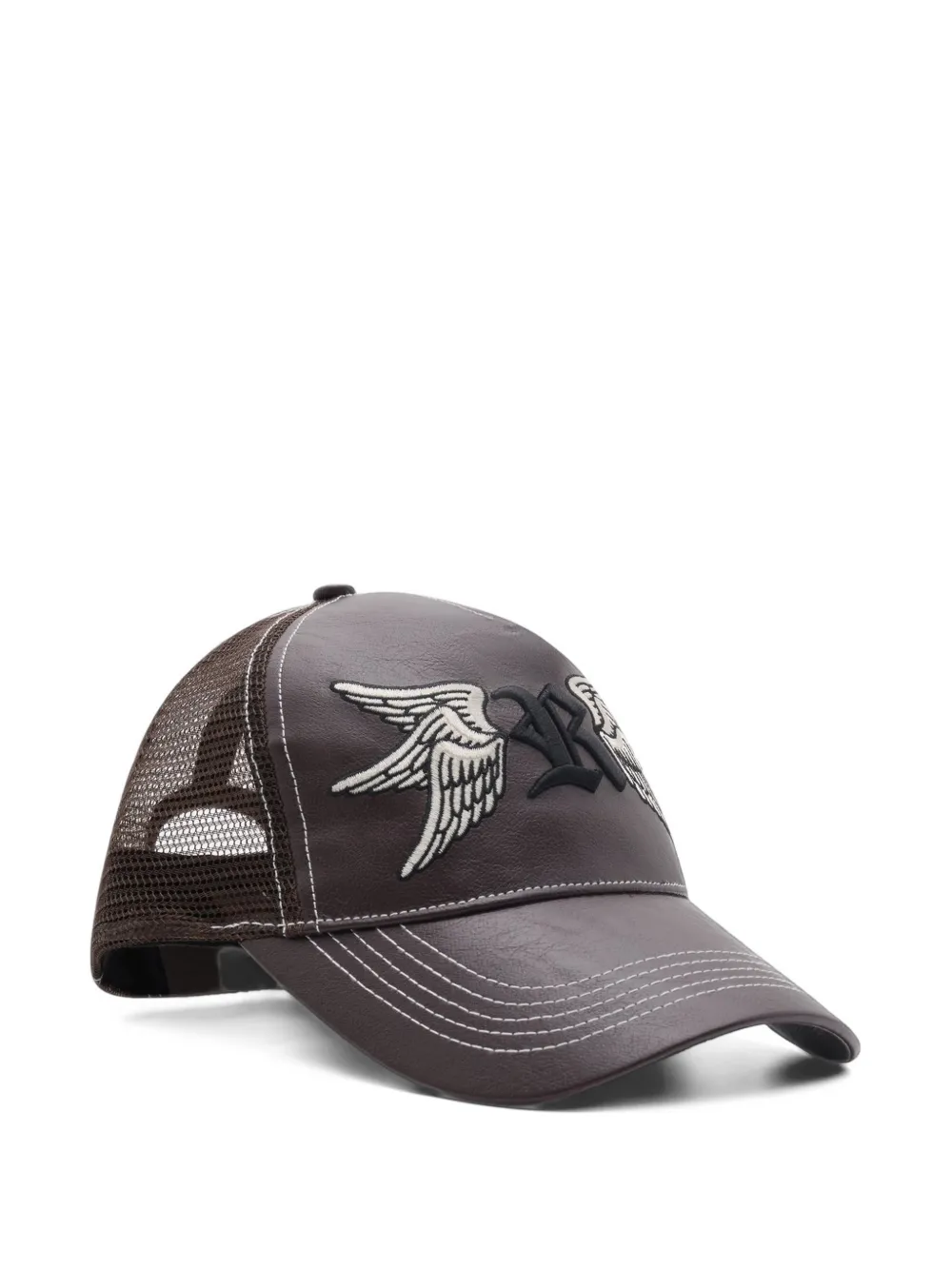 Palace embroidered mesh-panel trucker cap Bruin