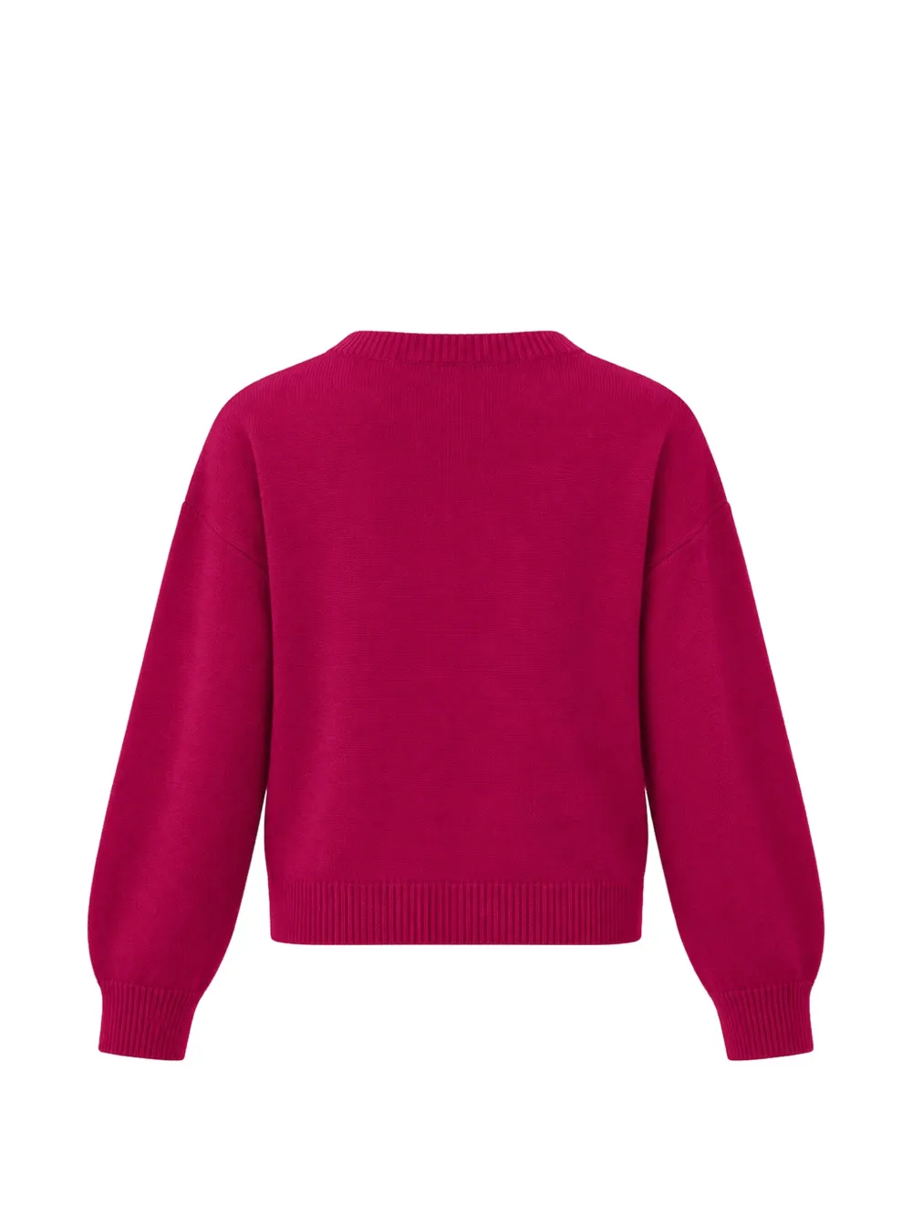 LIU JO V-neck logo-embellished sweater Roze