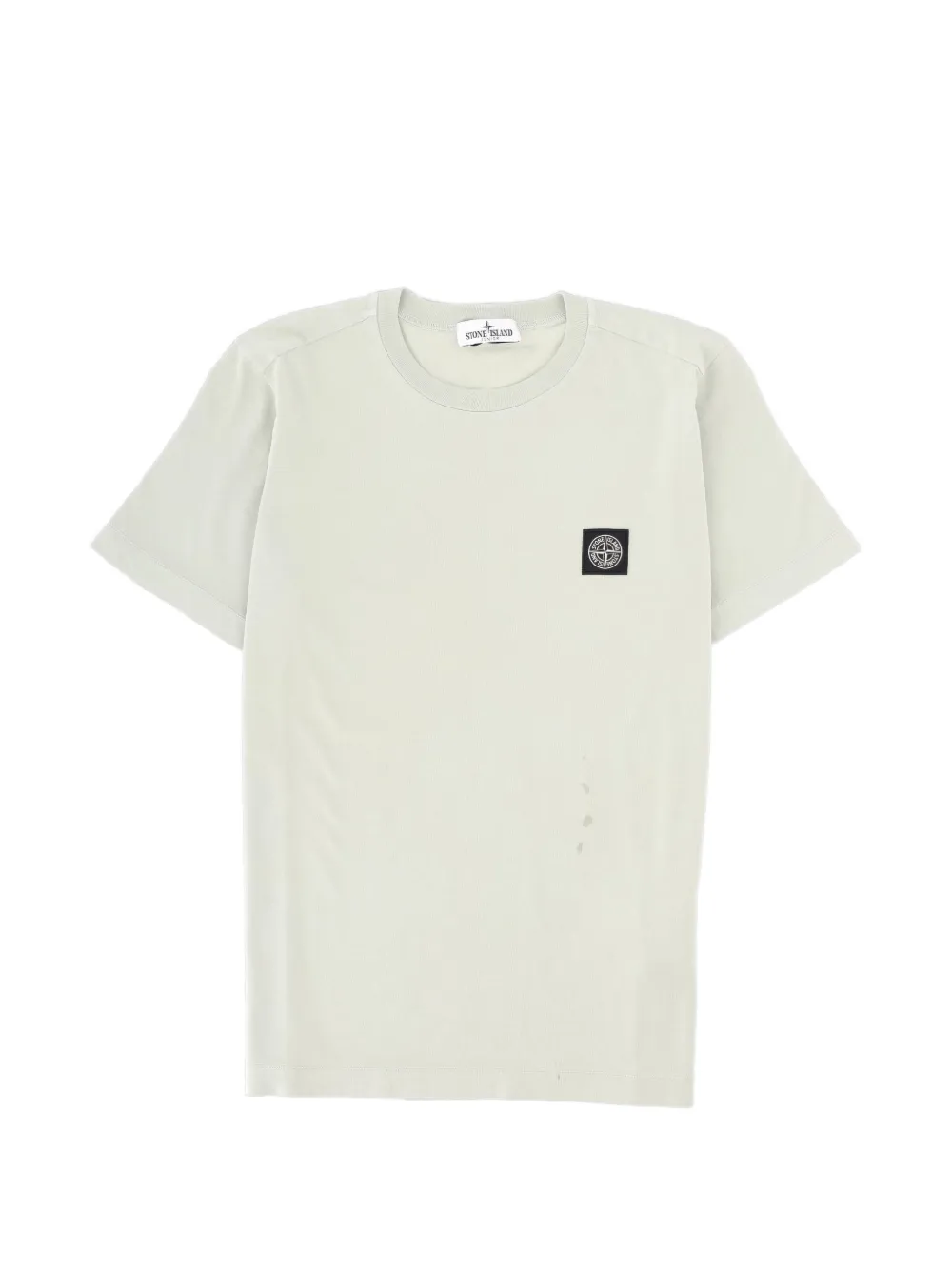Stone Island Junior T-shirt met kompaspatch Beige