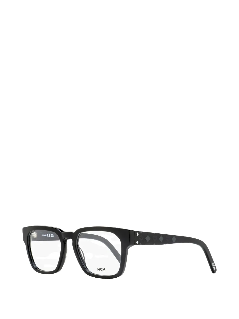 MCM Visetos square-frame glasses Zwart