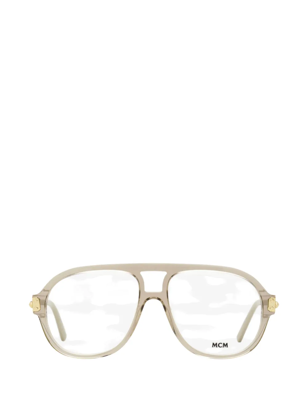 MCM oversized double-bridge glasses Grijs