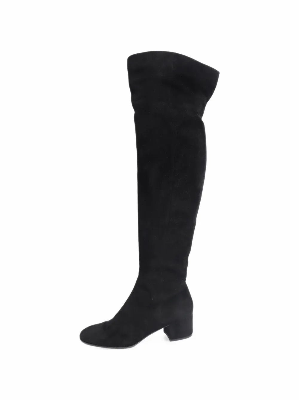 Gianvito Rossi Over-the-knee suede boots - Black