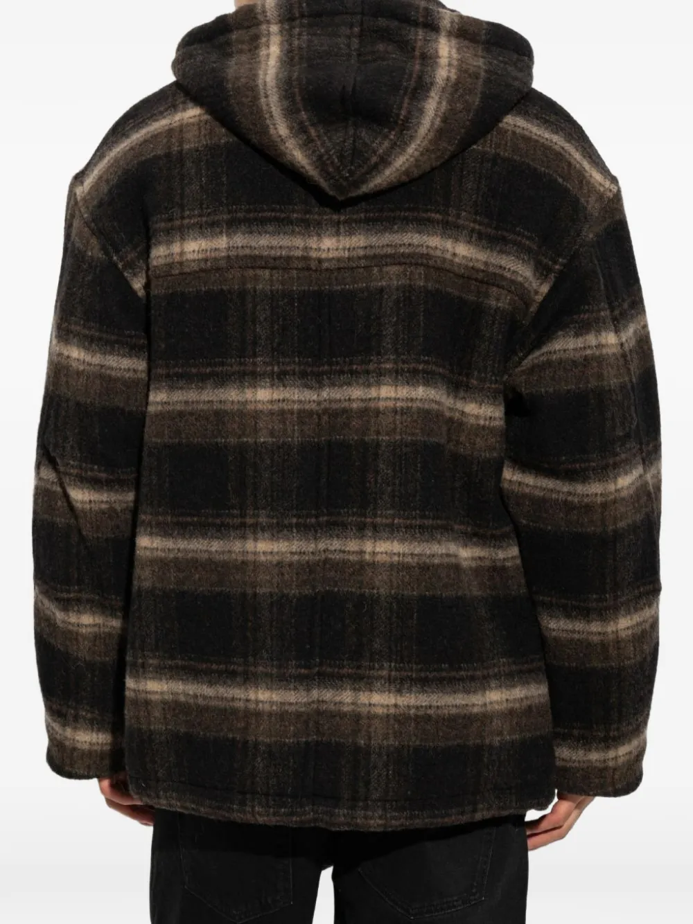 ISABEL MARANT Kiril wool coat Zwart