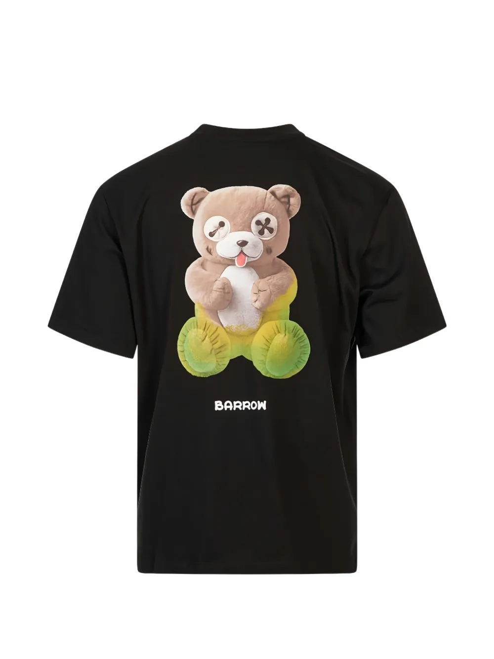 BARROW teddy-bear print T-shirt Zwart