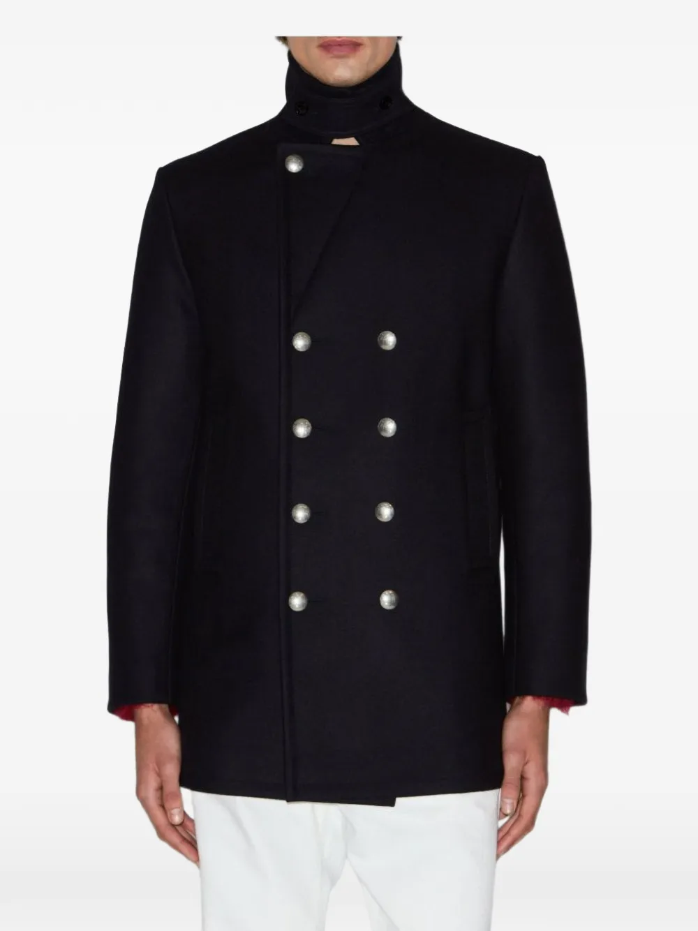 ISABEL MARANT double-breasted peacoat Blauw