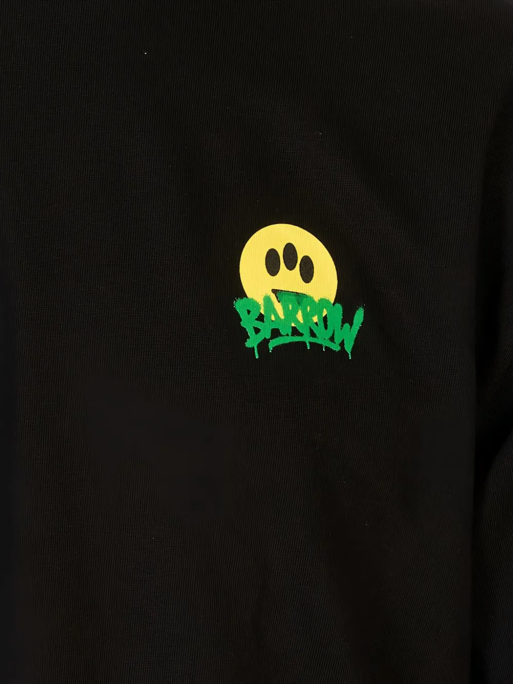 BARROW logo-print cotton T-shirt Zwart