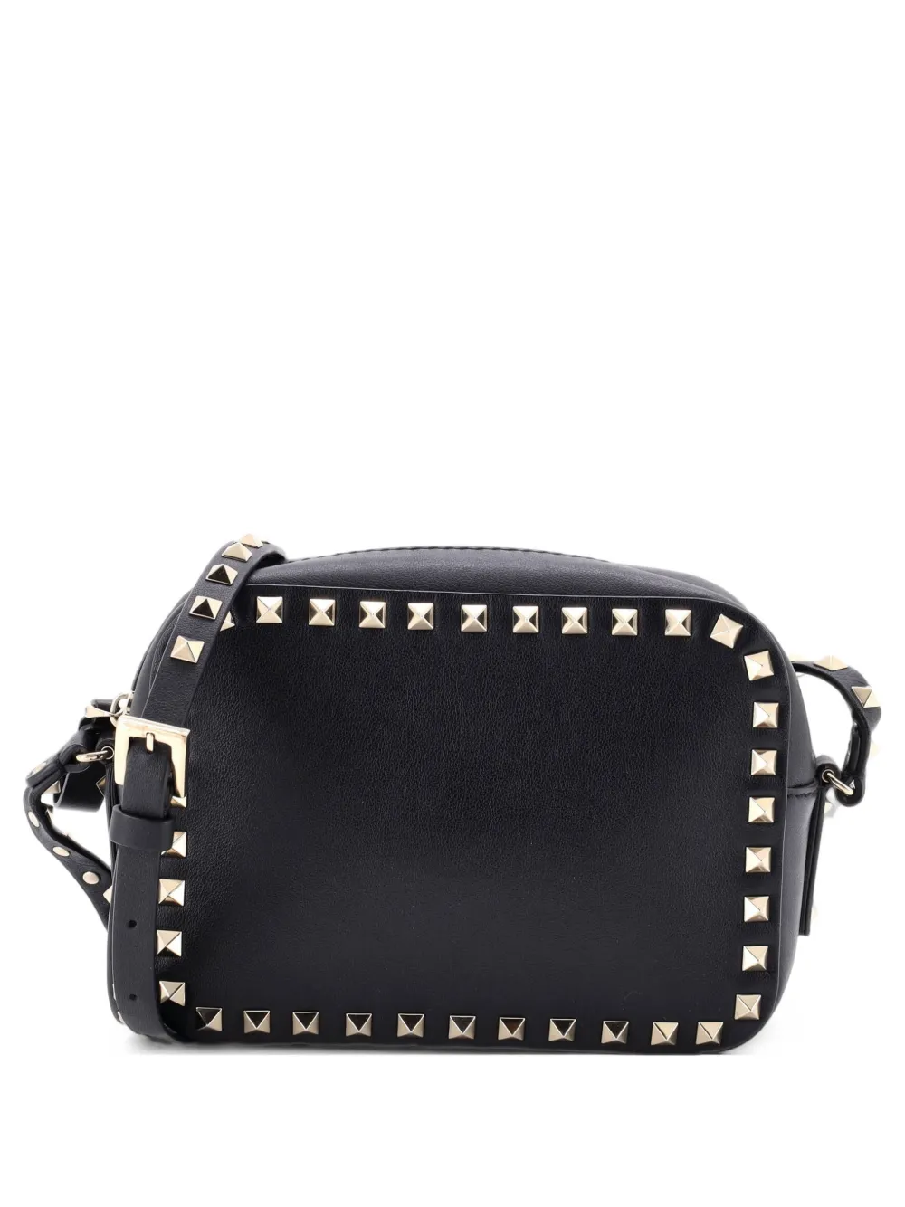 Valentino Garavani Pre-Owned Rockstud Camera Leather crossbody bag - Nero