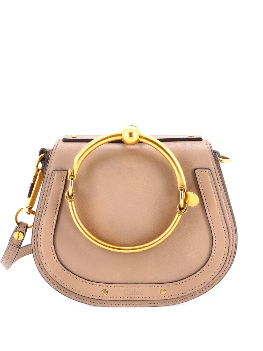 Chloé Pre-Owned Nile Leather Small crossbody bag - Nude