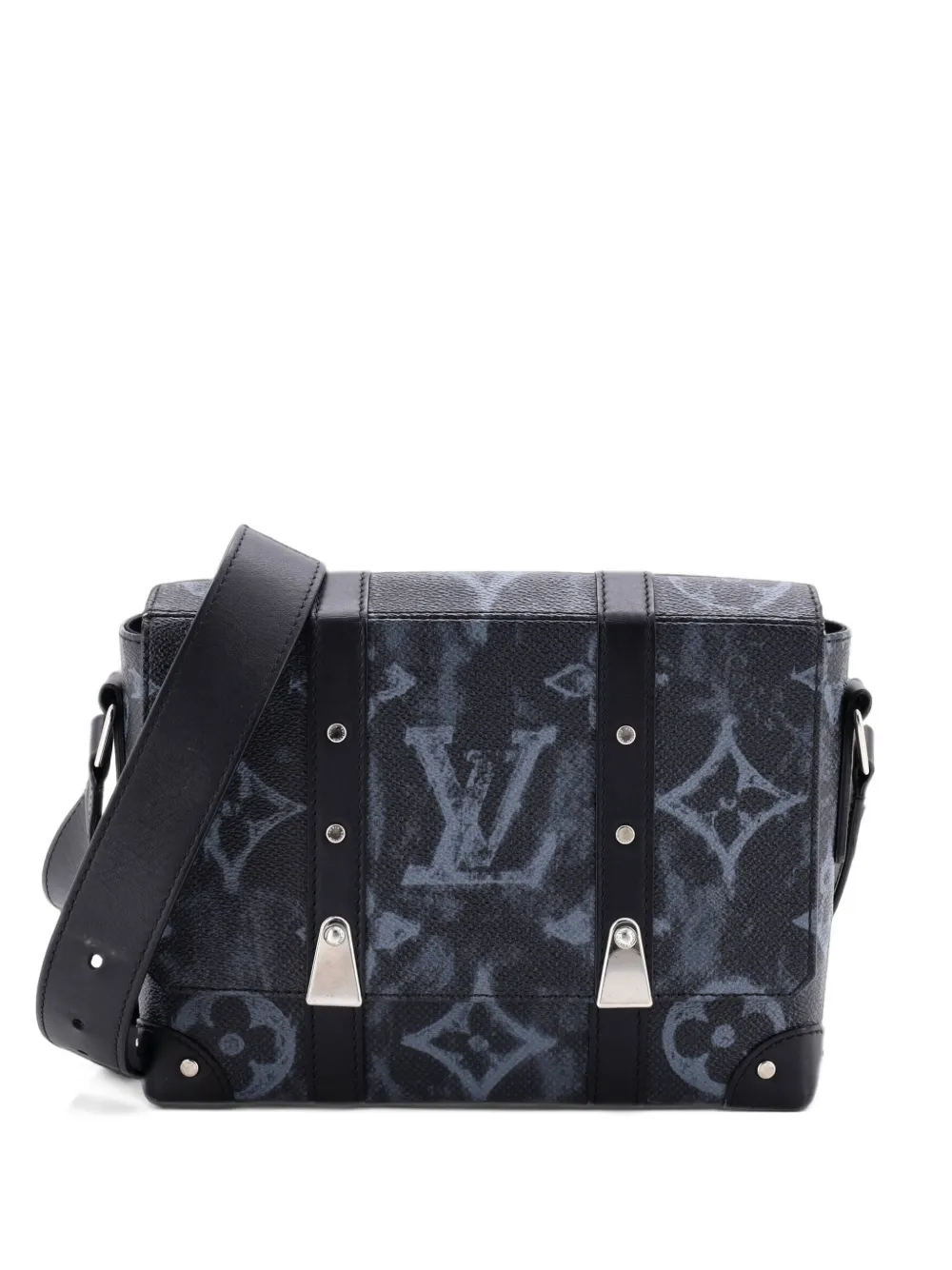 Louis Vuitton Pre-Owned Trunk Messenger Bag Limited Edition Monogram Pastel Noir PM crossbody bag - Nero