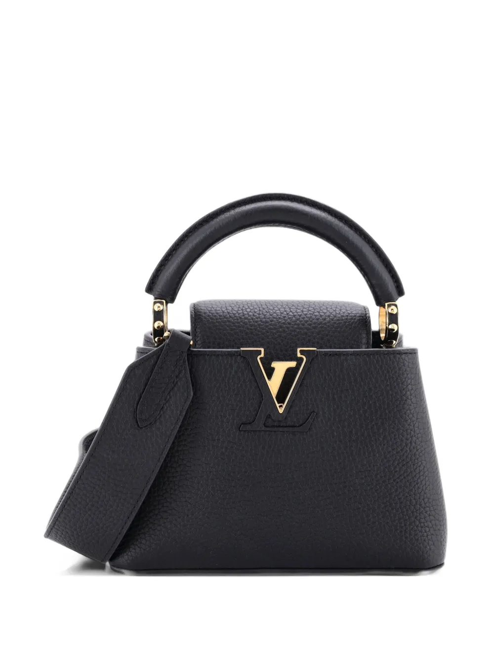 Louis Vuitton Pre-Owned Capucines Bag Leather Mini satchel - Nero