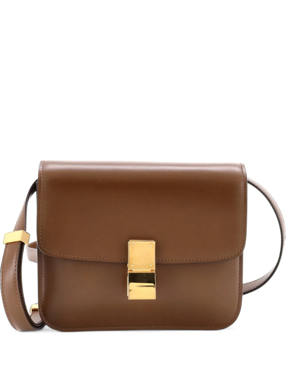 Celine Pre-Owned Classic Box Bag Smooth Leather Teen shoulder bag - Braun