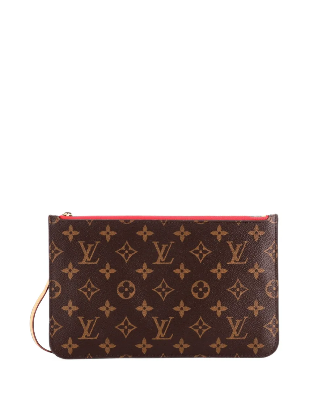 Louis Vuitton Pre-Owned Neverfull Pochette Monogram Canvas Large pouch - Braun
