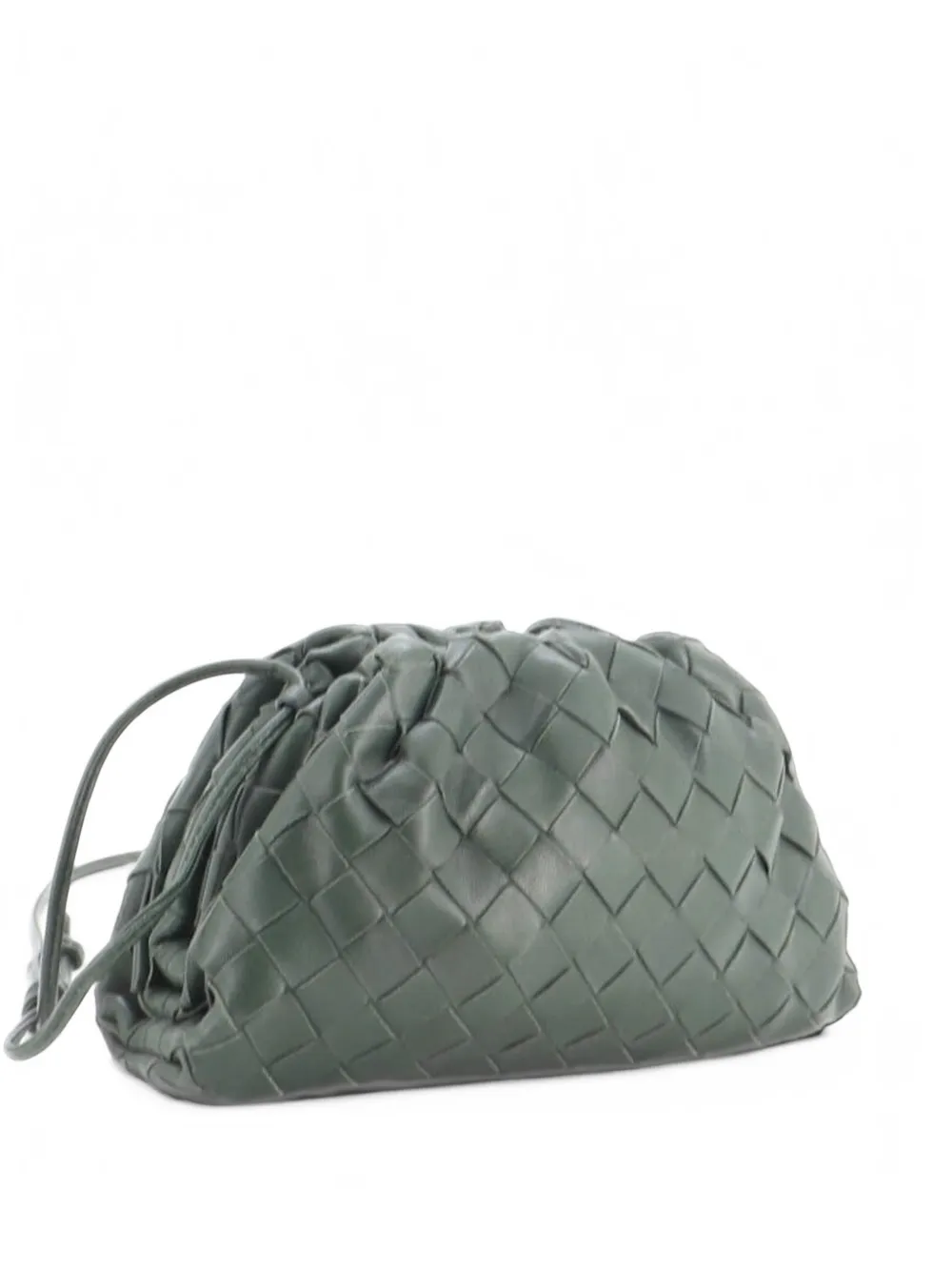 Bottega Veneta Pre-Owned The Pouch Intrecciato Nappa Mini crossbody bag - Green