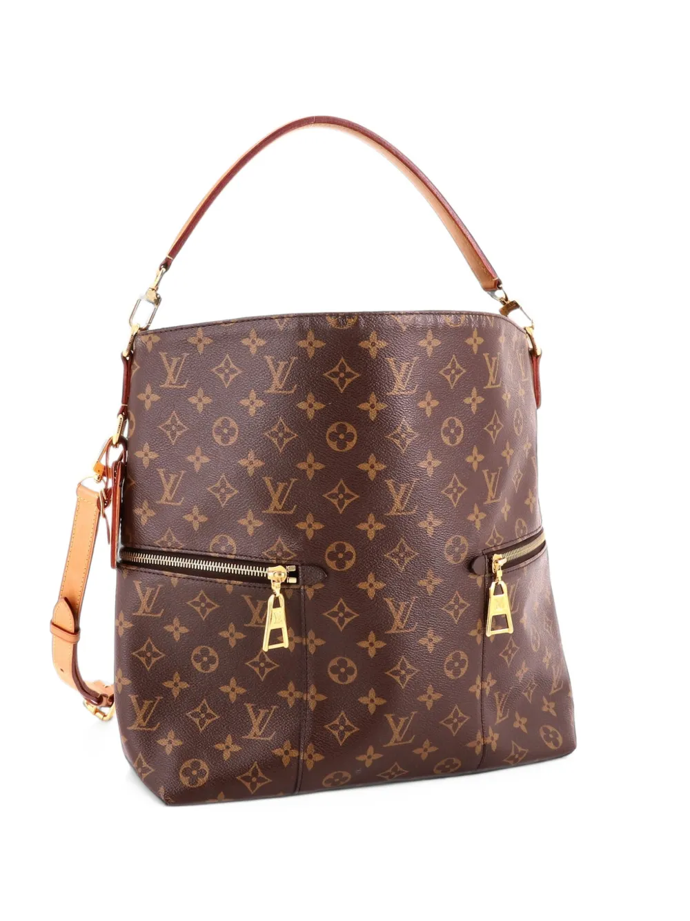 Louis Vuitton Pre-Owned Melie Handbag Monogram Canvas hobo bag - Braun