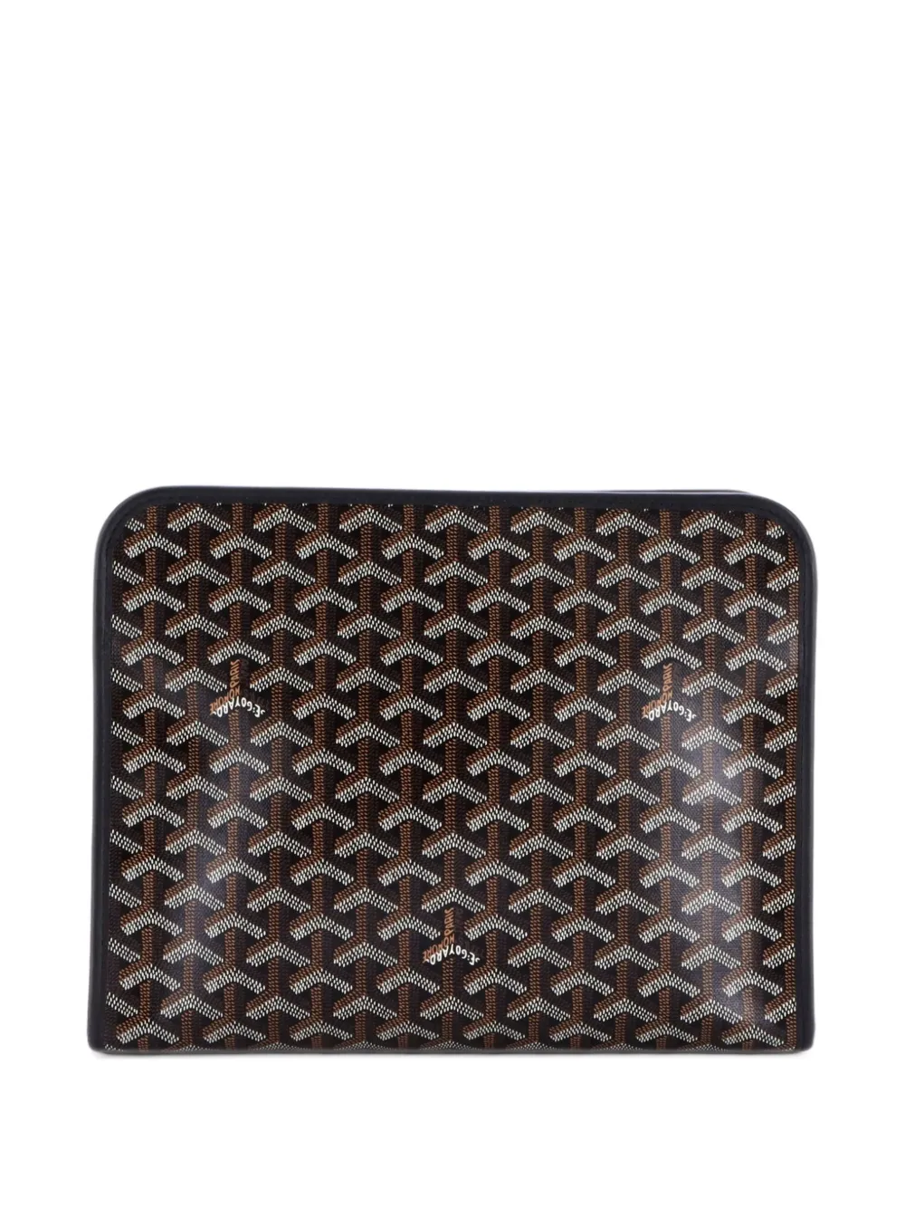 Goyard Pre-Owned Jouvence Toiletry Coated Canvas GM pouch - Nero