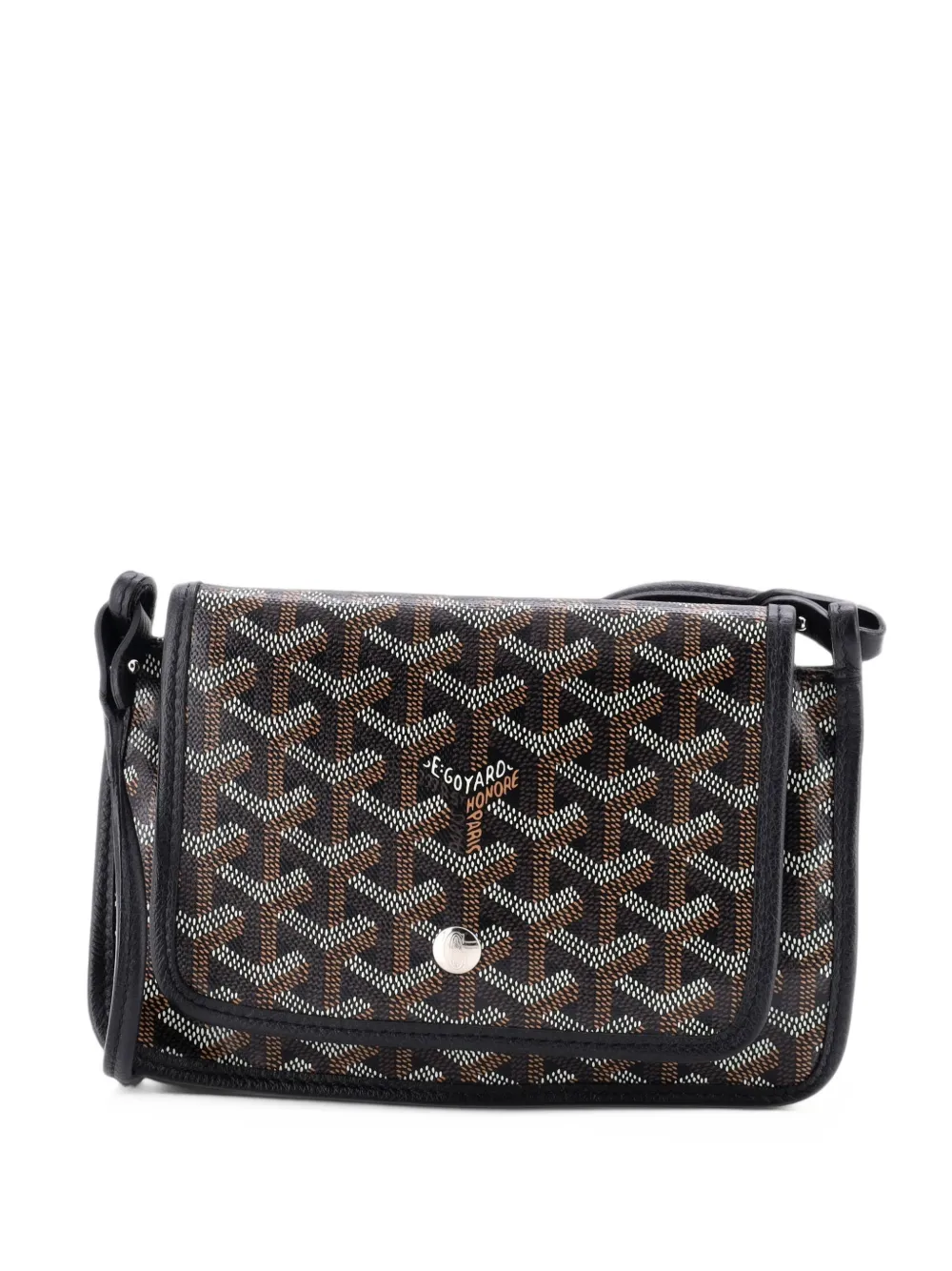 Goyard Pre-Owned Plumet Clutch Wallet Coated Canvas crossbody bag - Schwarz