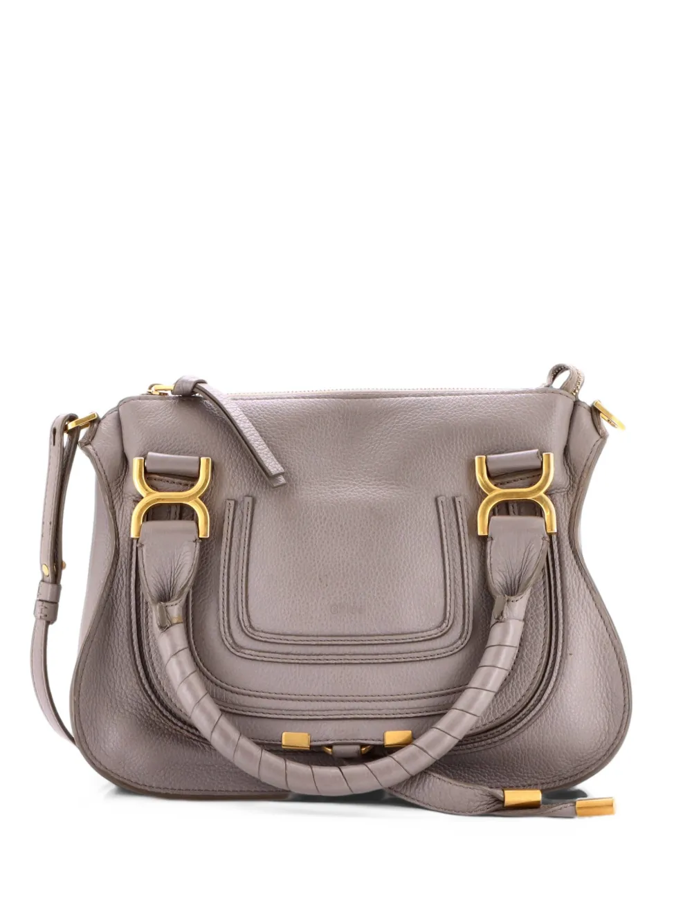 Chloé Pre-Owned Marcie Leather Small satchel - Grau