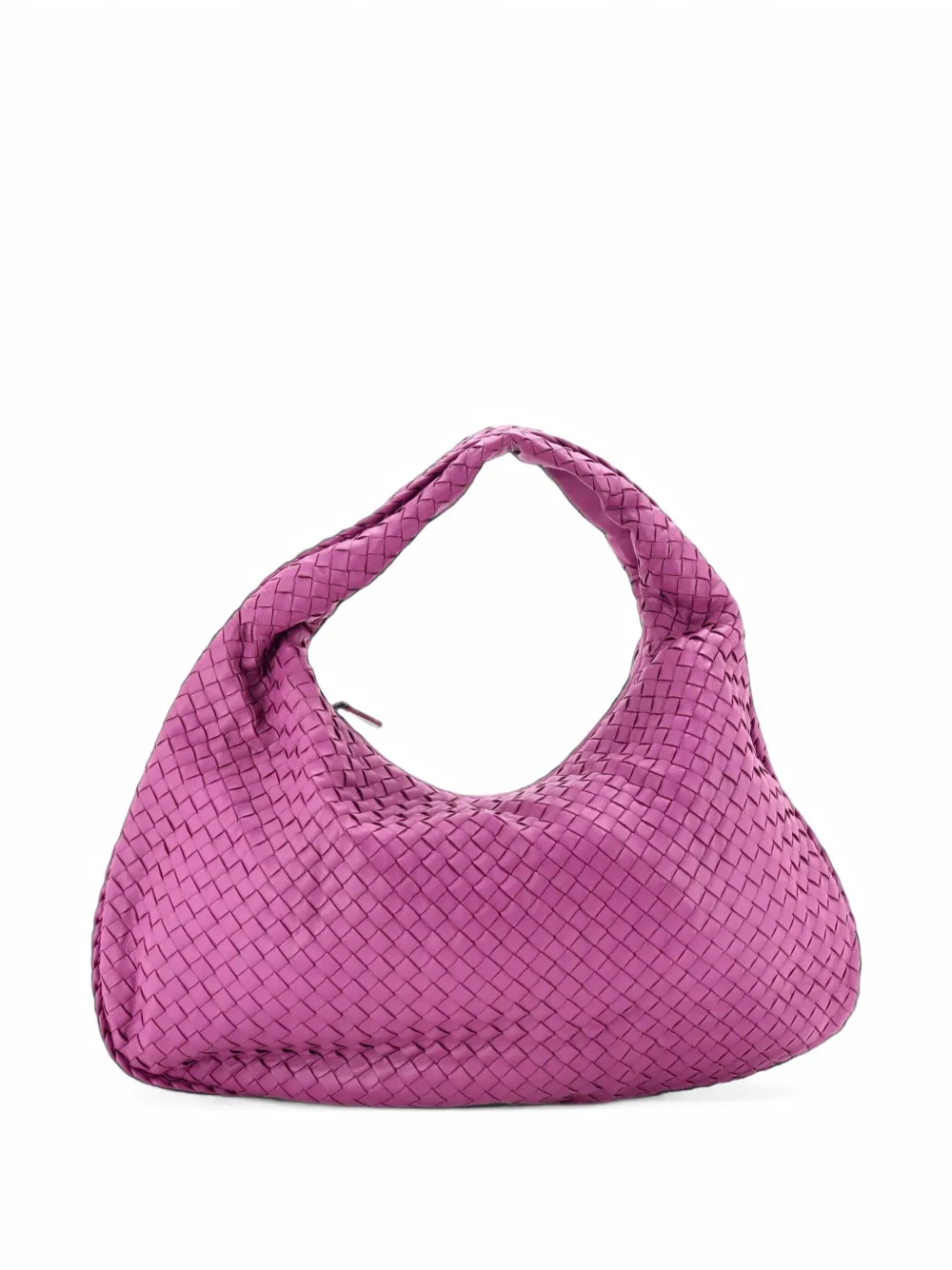 Bottega Veneta Pre-Owned Veneta Intrecciato Nappa Large hobo bag - Purple