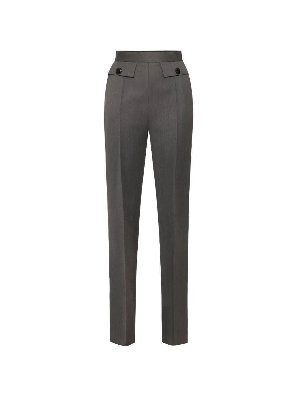 Elisabetta Franchi Cool wool trousers Grijs