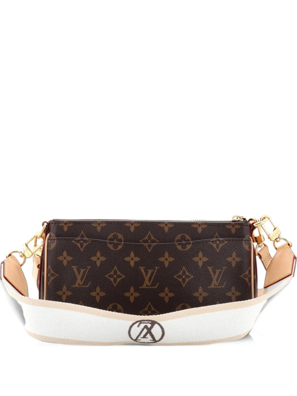 Louis Vuitton Pre-Owned Vivacite Handbag Monogram Canvas shoulder bag - Braun