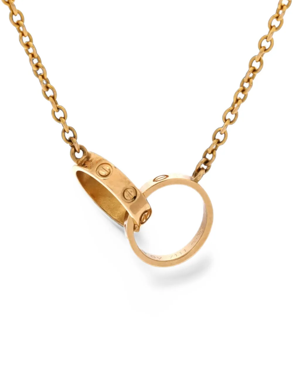 Cartier Love Interlocking 18K Yellow Gold necklace