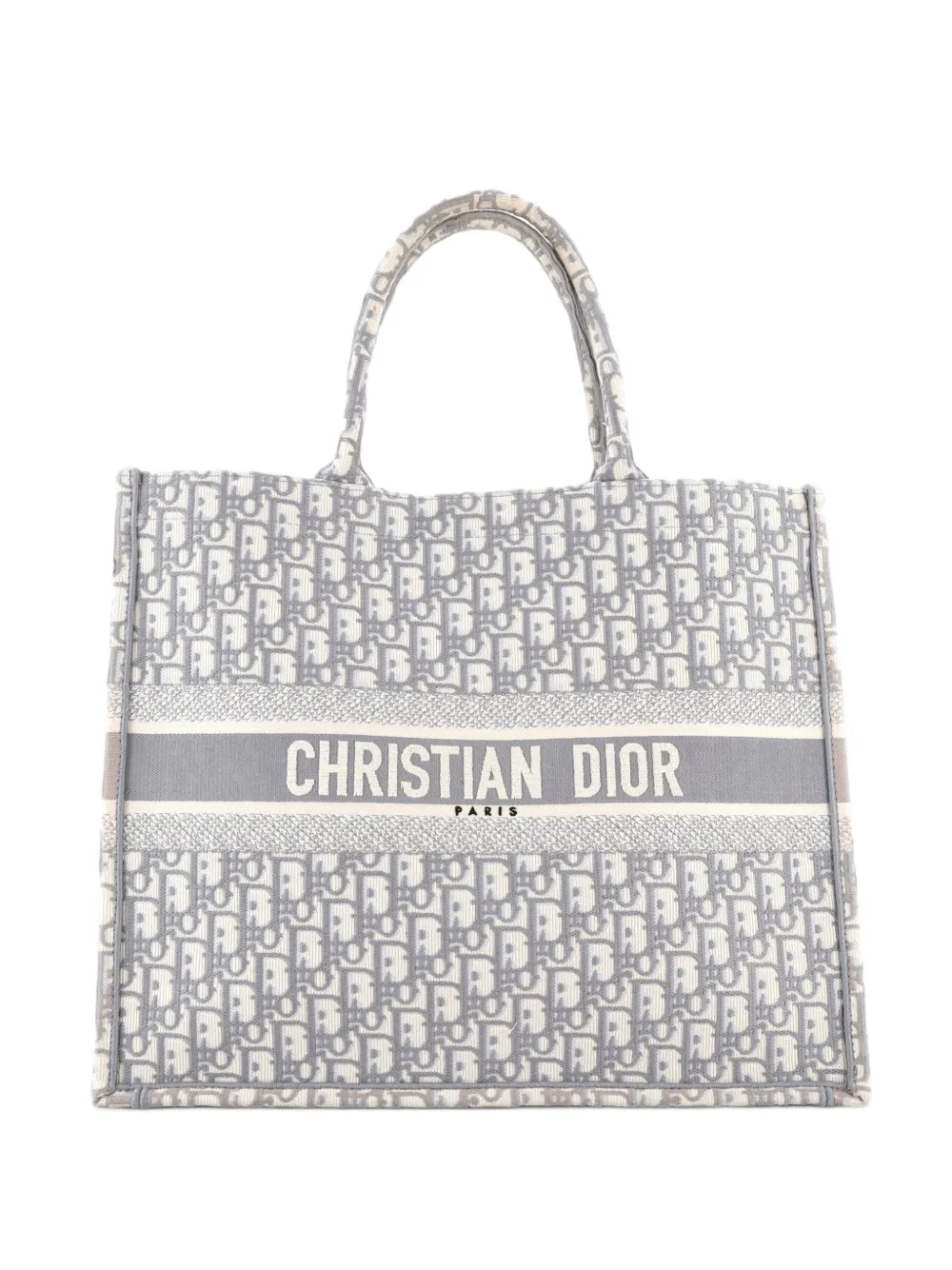Christian Dior Pre-Owned Book Oblique Canvas Large tote bag - Grau