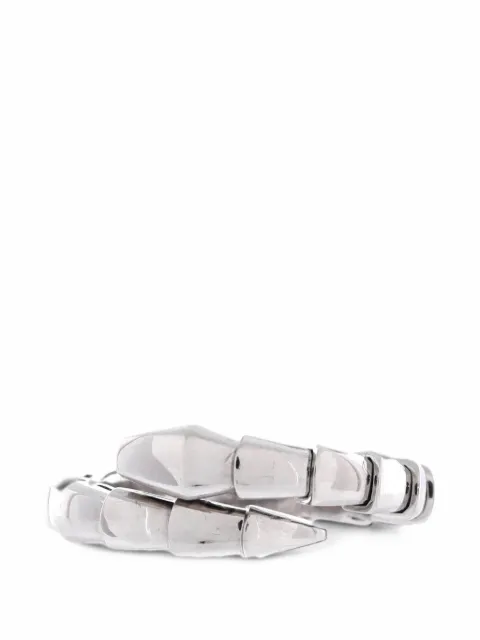 Bvlgari Pre-Owned Serpenti Viper One-Coil 18K White Gold ring