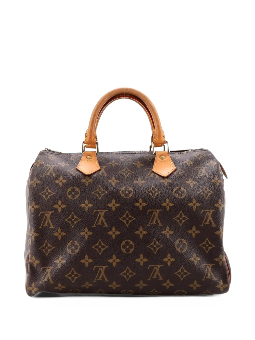 Louis Vuitton Pre-Owned Speedy Handbag Monogram Canvas 30 satchel - Marrone