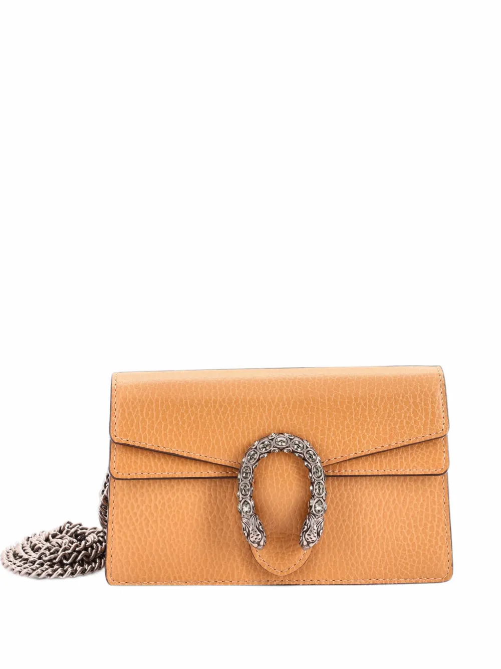 Gucci Pre-Owned Dionysus Bag Leather Super Mini clutch bag - Toni neutri