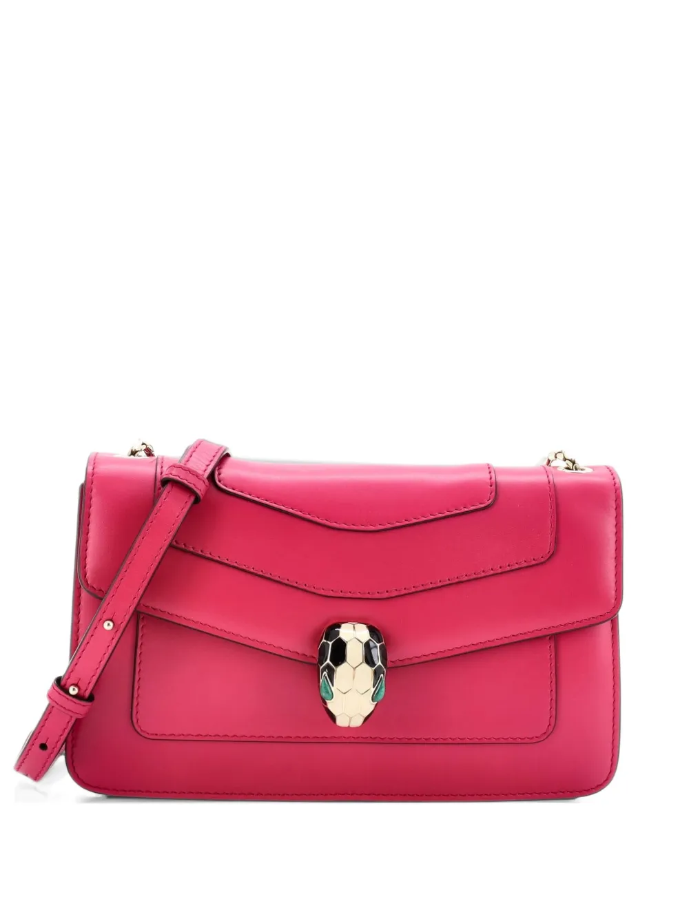 Bvlgari Pre-Owned Serpenti Forever Shoulder Bag Leather Small crossbody bag - Rosa