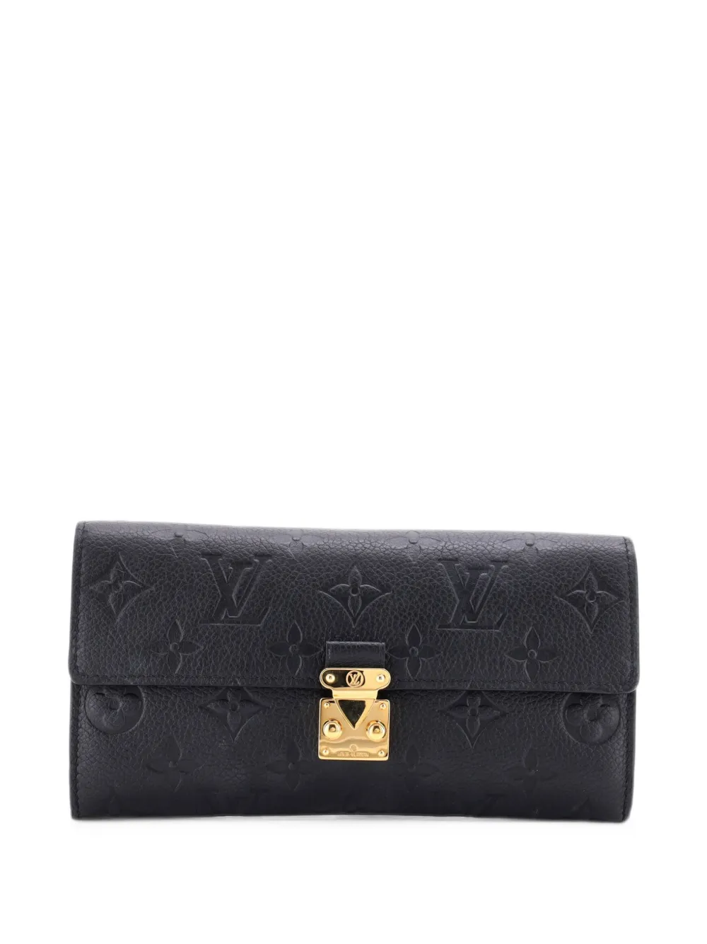 Louis Vuitton Pre-Owned Sarah Metis Wallet Monogram Empreinte Leather small wallets - Nero