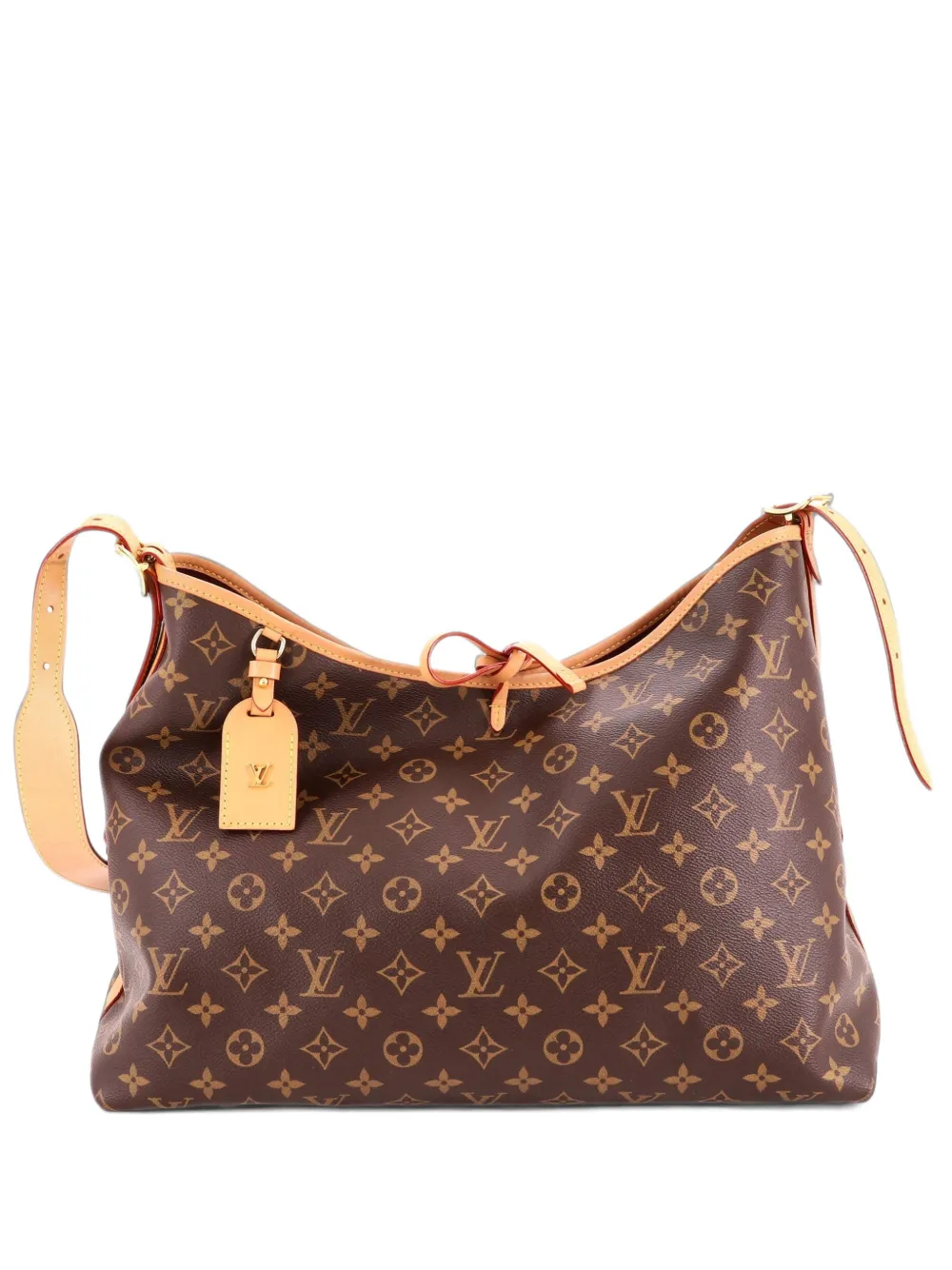 Louis Vuitton Pre-Owned CarryAll Monogram Canvas MM hobo bag - Brown