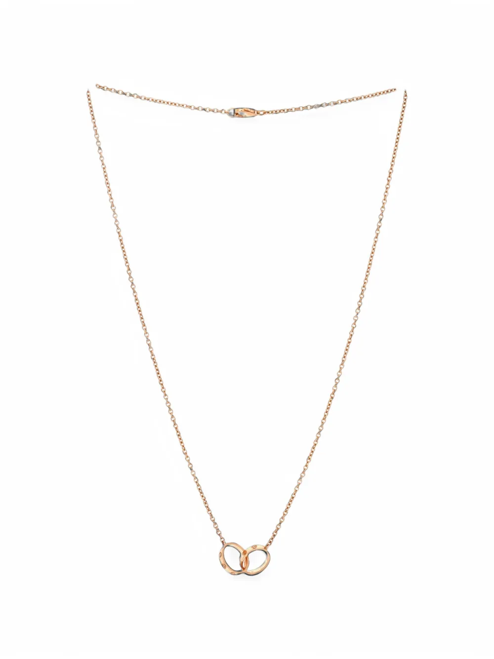 Cartier Love Interlocking 18K Rose Gold necklace - Rosa