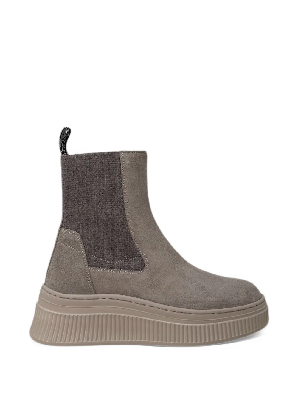Voile Blanche bottes Chelsea Flaurence - Gris
