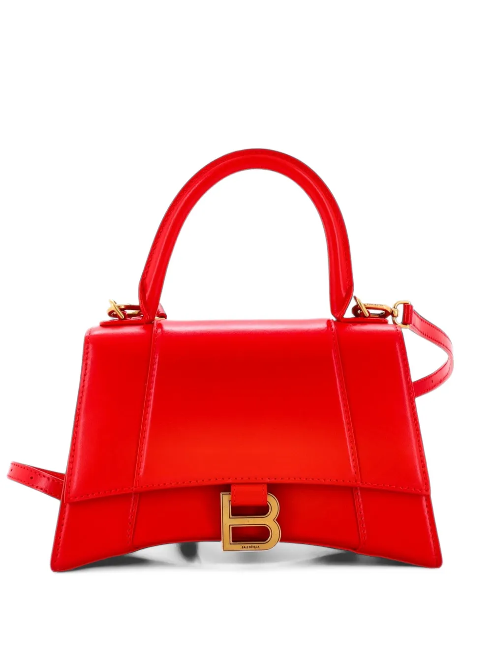 Balenciaga Pre-Owned Hourglass Top Handle Bag Leather Small satchel - Rot
