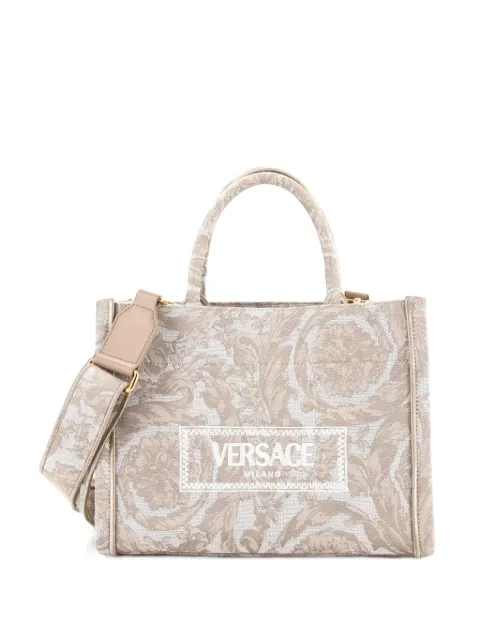 Versace Pre-Owned Athena Convertible Barocco Jacquard Small tote bag