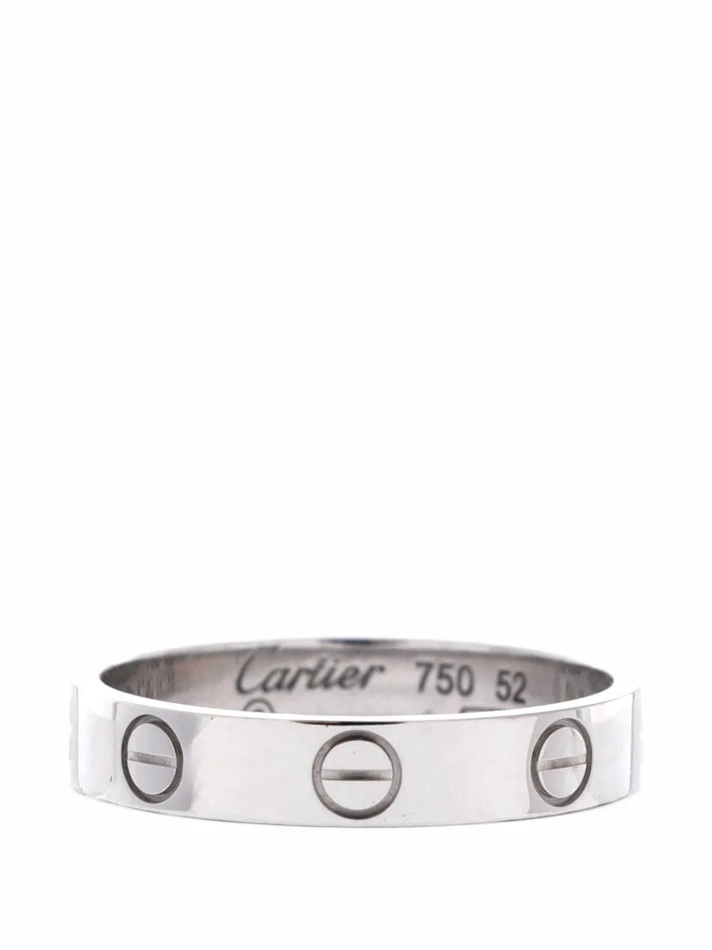 Cartier Love Wedding Band 18K White Gold ring - Silber