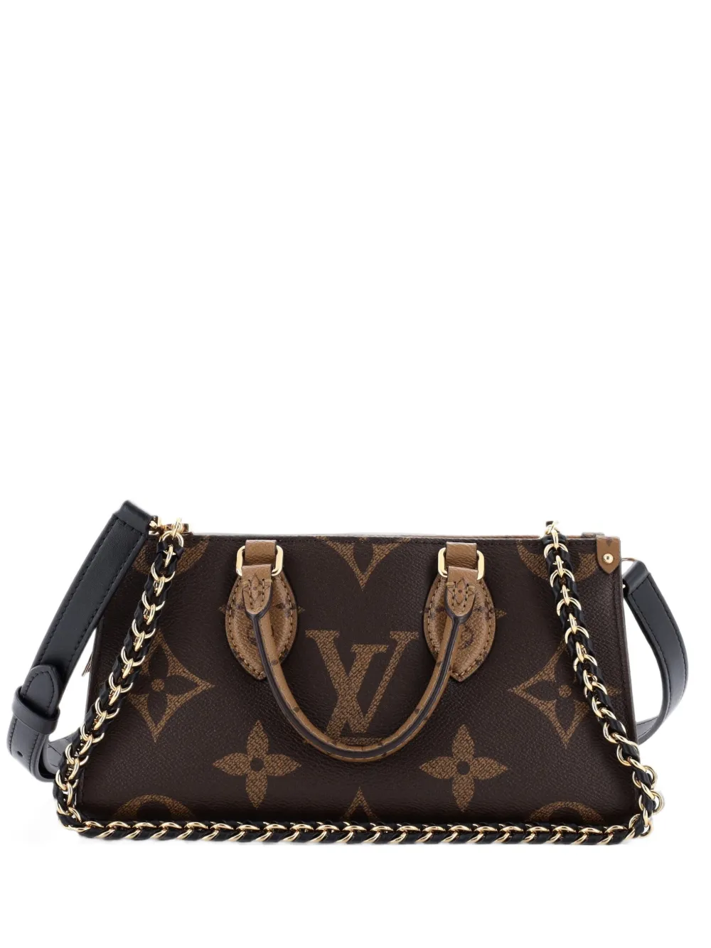 Louis Vuitton Pre-Owned OnTheGo Chain Reverse Monogram Giant East West tote bag - Brown